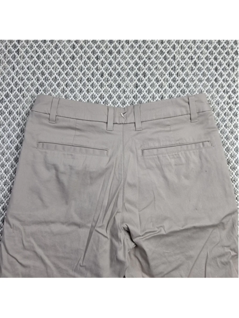 Birddogs Mens 30x32 Khaki Stretch Performance Golf Pants Slim Fit Chino